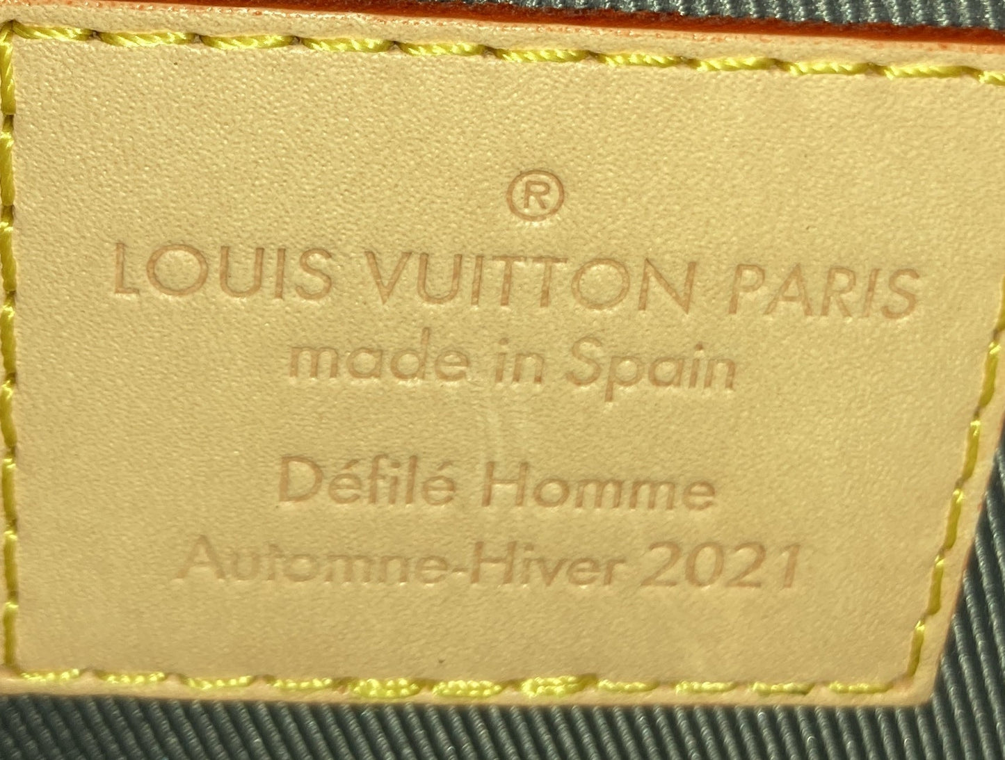 Louis Vuitton Sac Plat Bag Monogram Mirror Coated Canvas