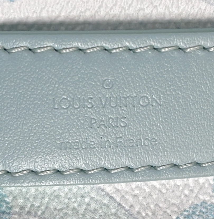 Louis Vuitton Keepall Bandouliere Bag Limited Edition Aquagarden Monogram Canvas 25