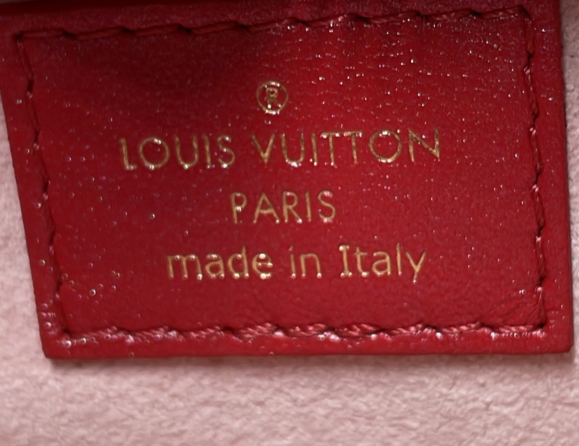 Louis Vuitton Coeur Heart on Chain Bag Monogram Embossed Lambskin