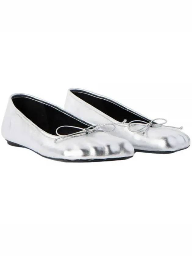 Luxury Balenciaga Trending 2026 Anatomic Metallized Ballerina Silver