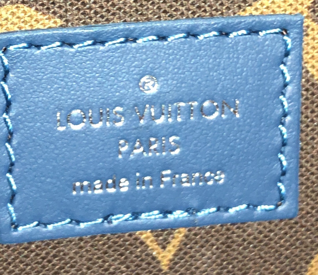 Louis Vuitton Keepall Bandouliere Bag Atlantic Blue Monogram Canvas 25