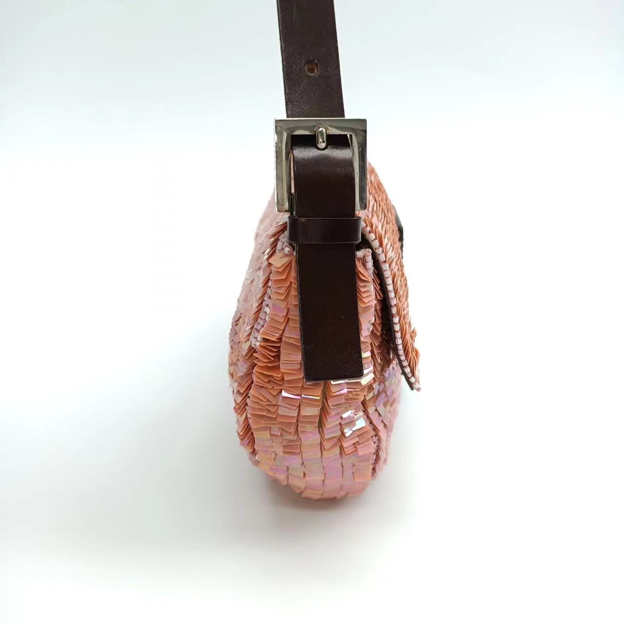 Fendi Baguette Pink Sequins