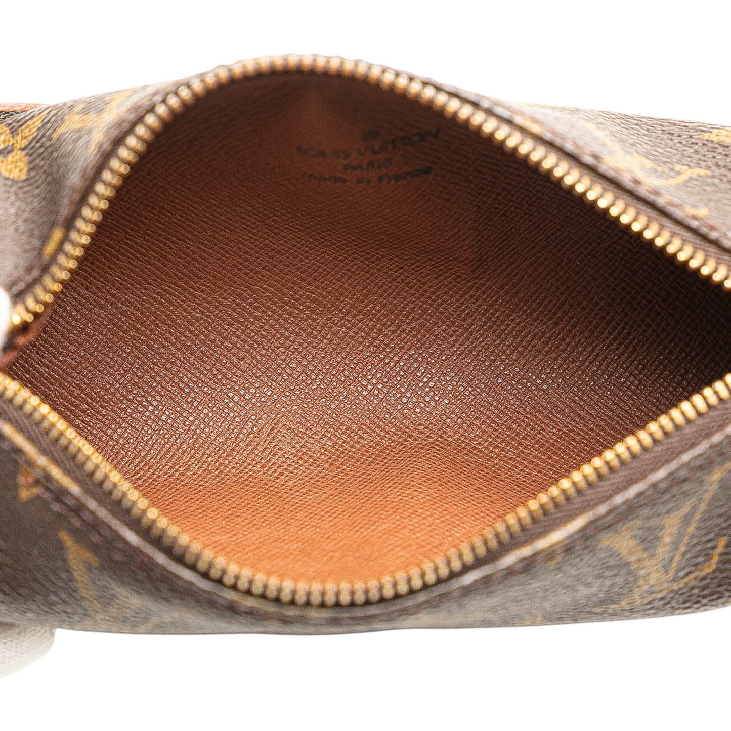 Brown Louis Vuitton Monogram Papillon Pochette Handbag