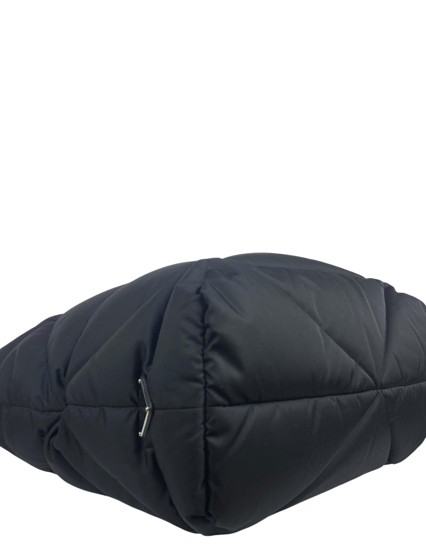 Prada Black Tessuto Re-Nylon Padded Tote