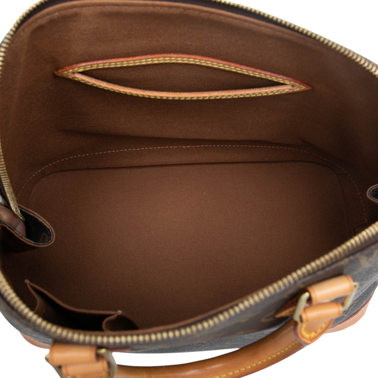 Brown Louis Vuitton Monogram Alma PM Handbag