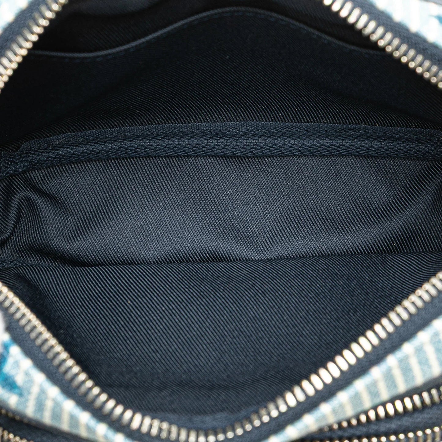 Blue Louis Vuitton Monogram Denim Watercolor Hickory Stripes Outdoor Pouch Crossbody Bag