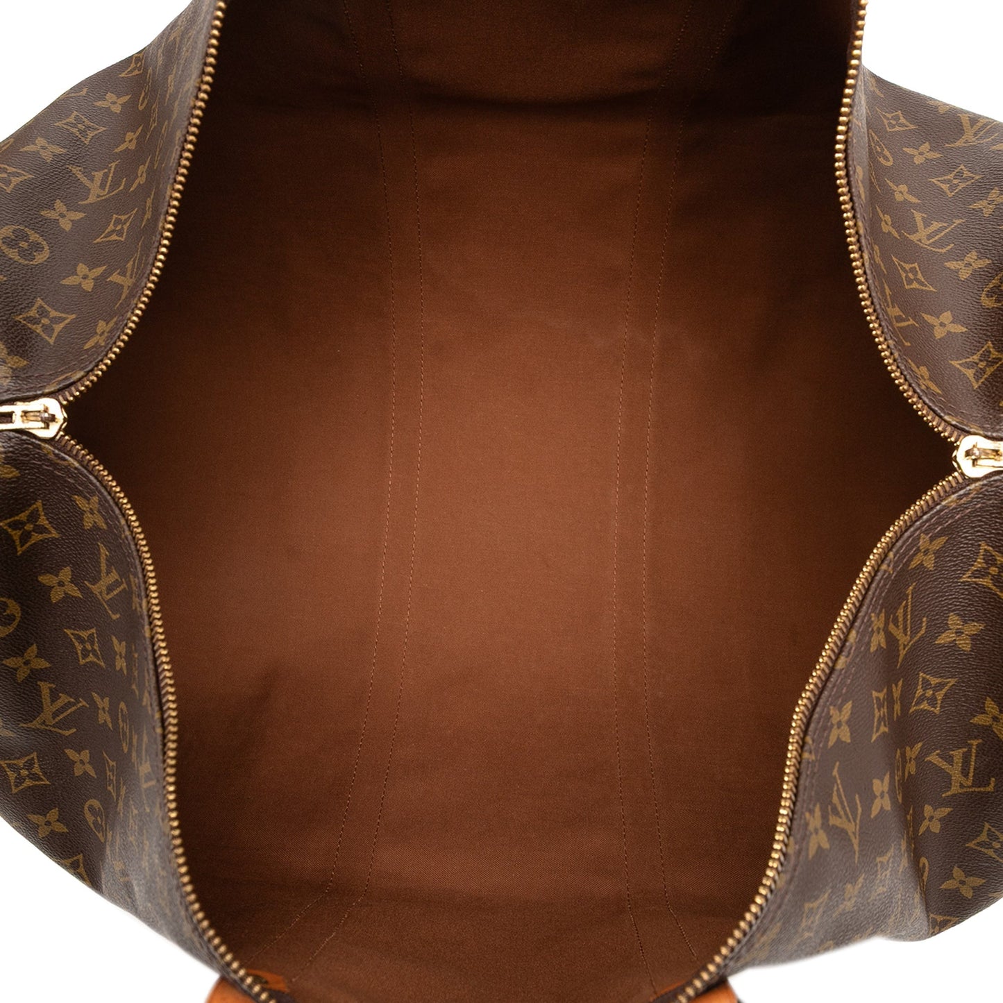 Brown Louis Vuitton Monogram Keepall Bandouliere 60 Travel Bag