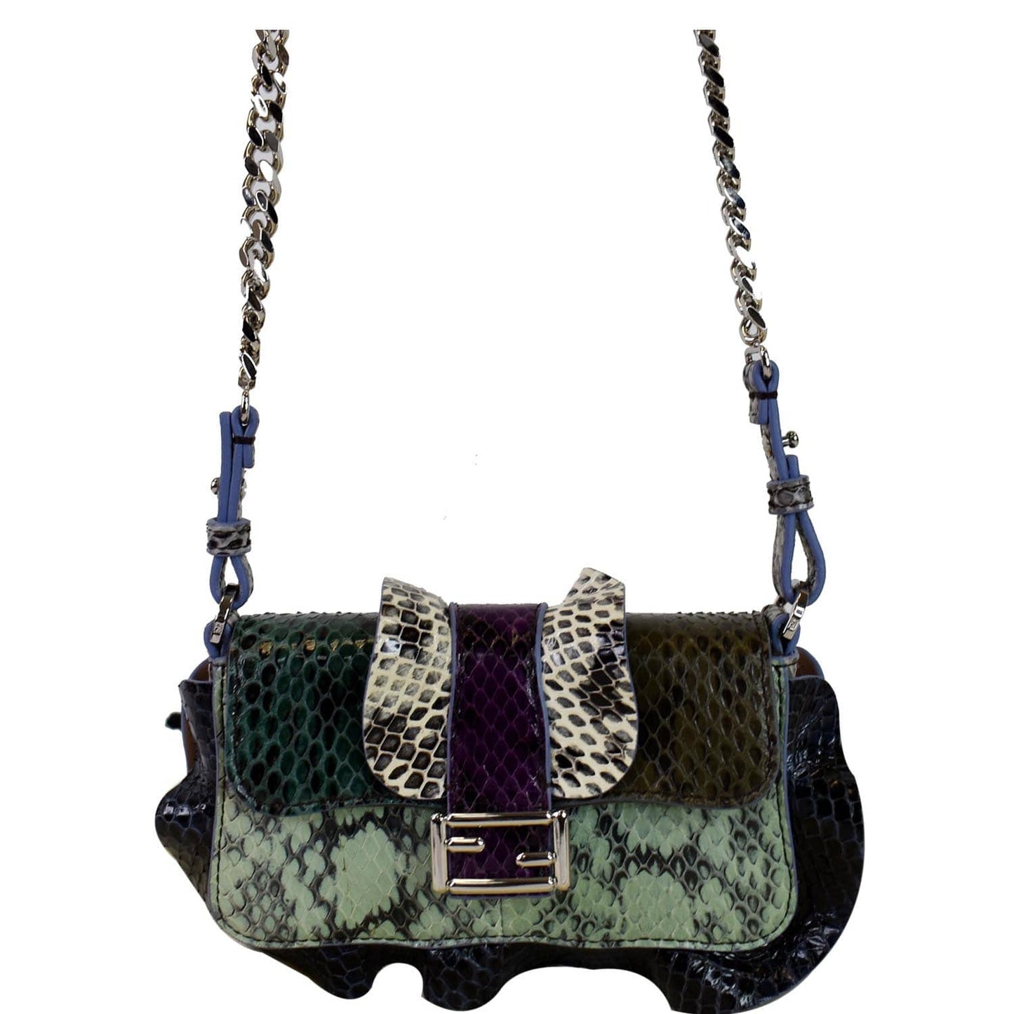 Fendi Baguette Leather Red Crossbody Style 4