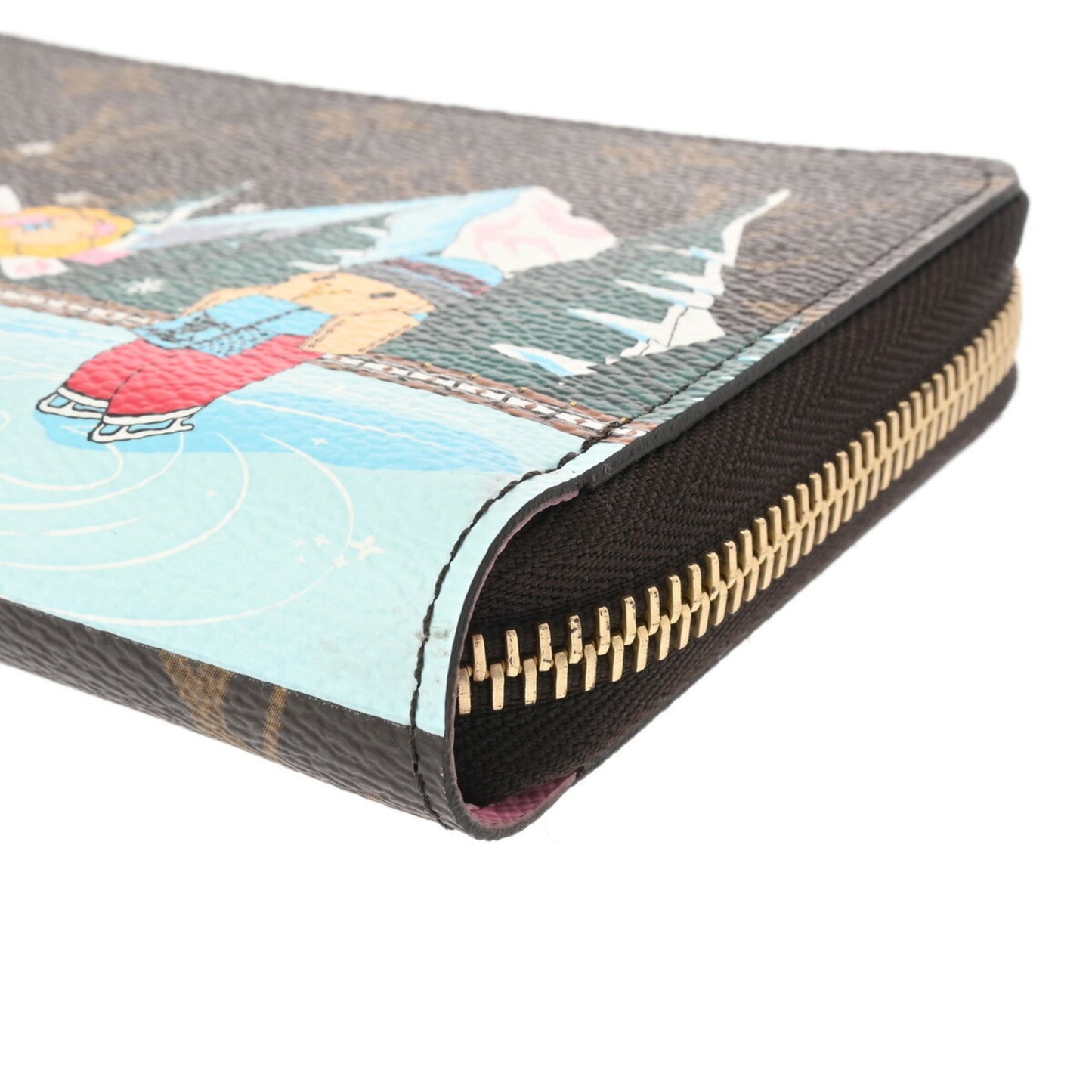 Louis Vuitton pink Monogram Canvas Long Wallet (Bi-Fold)