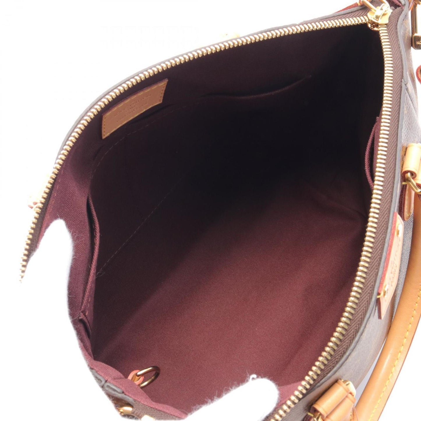 Louis Vuitton Coated Canvas Leather Handbag