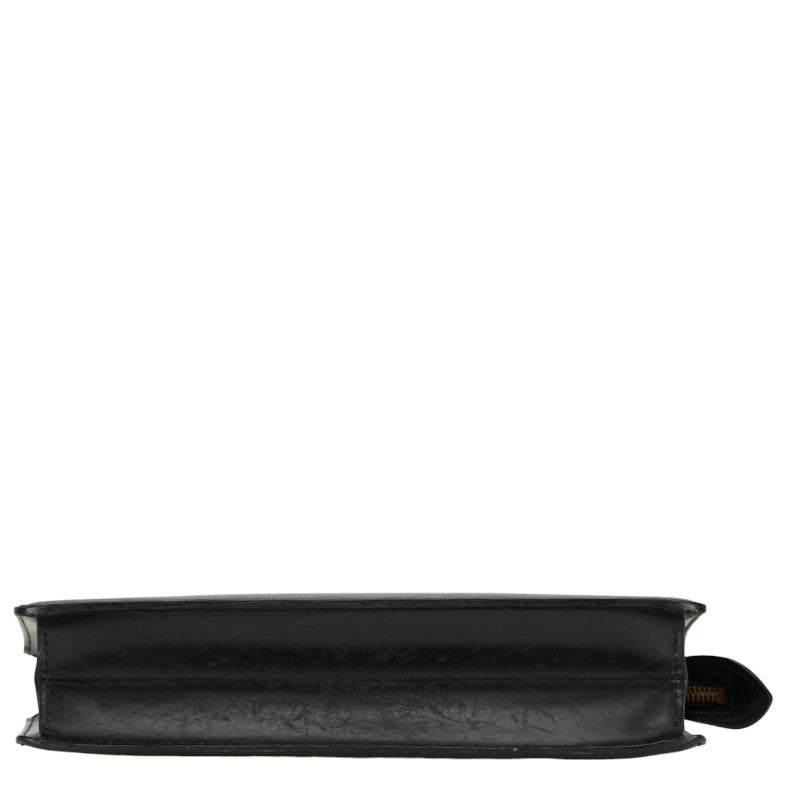 Louis Vuitton Epi Pochette Om Second Clutch Bag M52522 Noir Black Leather Louis Vuitton