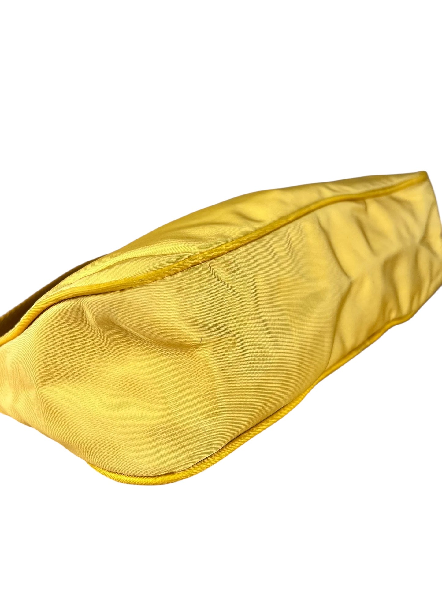 Prada Nylon Yellow Pochette