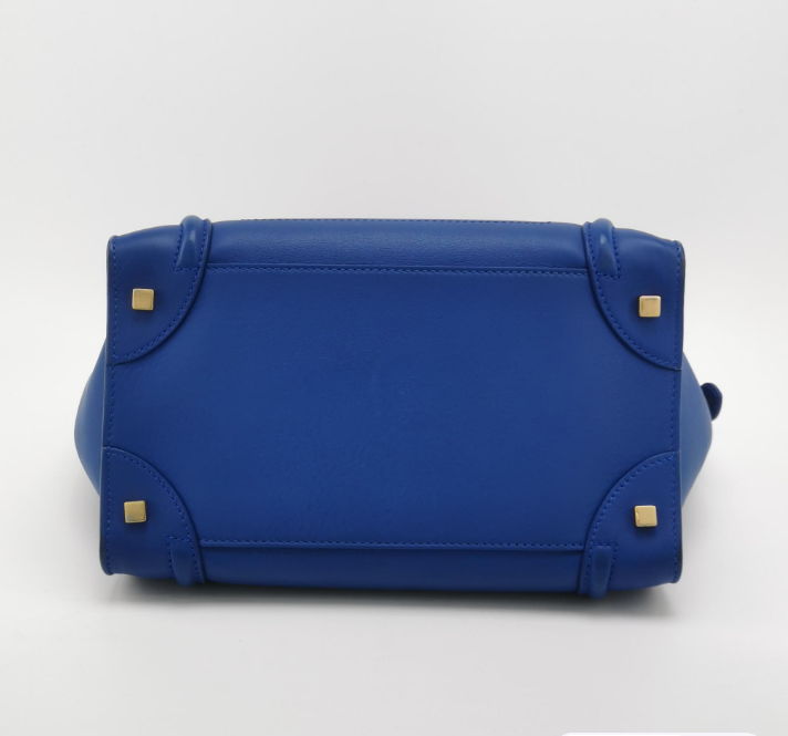 Luxury CELINE Luggage Bag mini 30cm blue 250211781058410