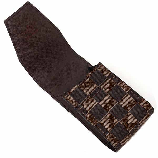LOUIS VUITTON Cigarette case N63024 Damier canvas Brown Damier Etui cigarette case