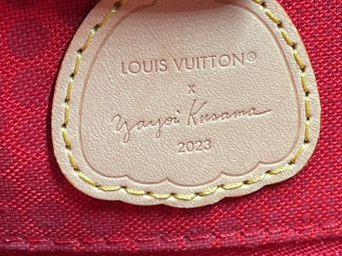 Louis Vuitton OnTheGo Tote Yayoi Kusama Painted Dots Monogram Canvas MM
