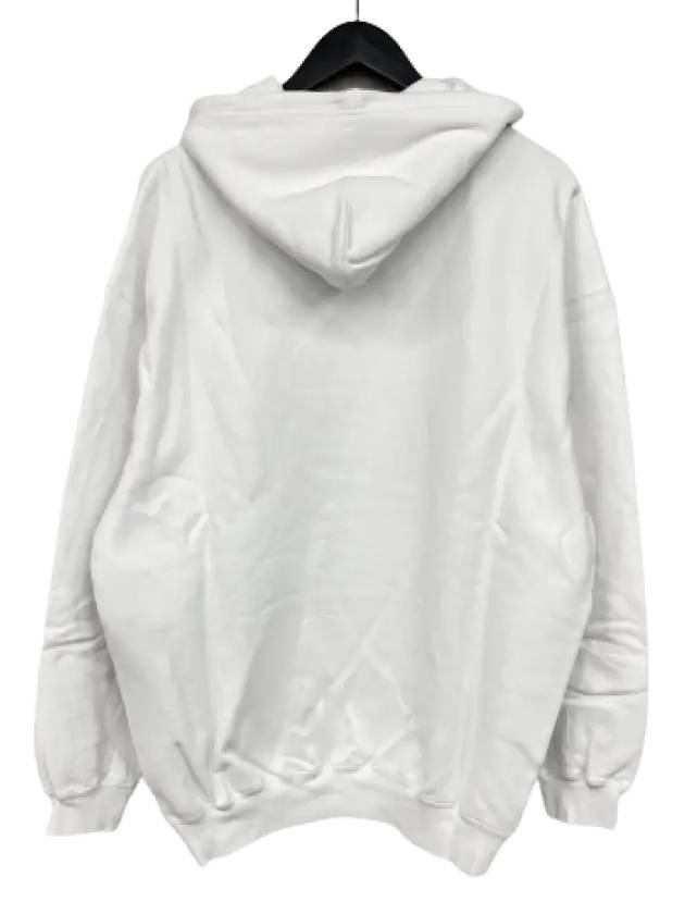 Luxury Balenciaga Trending 2026 BB Logo Oversized Hoodie White