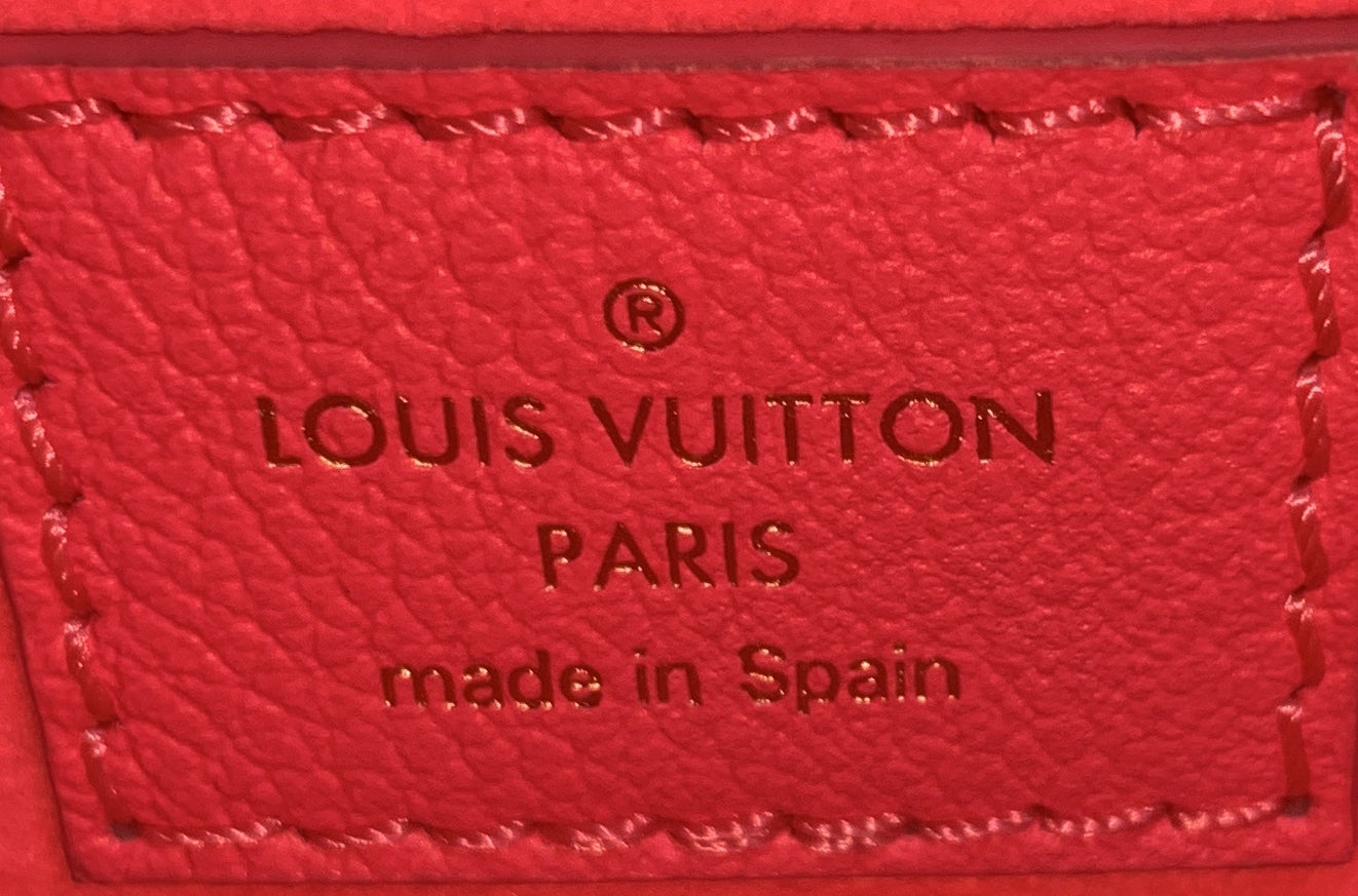 Louis Vuitton Dauphine Shoulder Bag Monogram Tuffetage Leather Mini