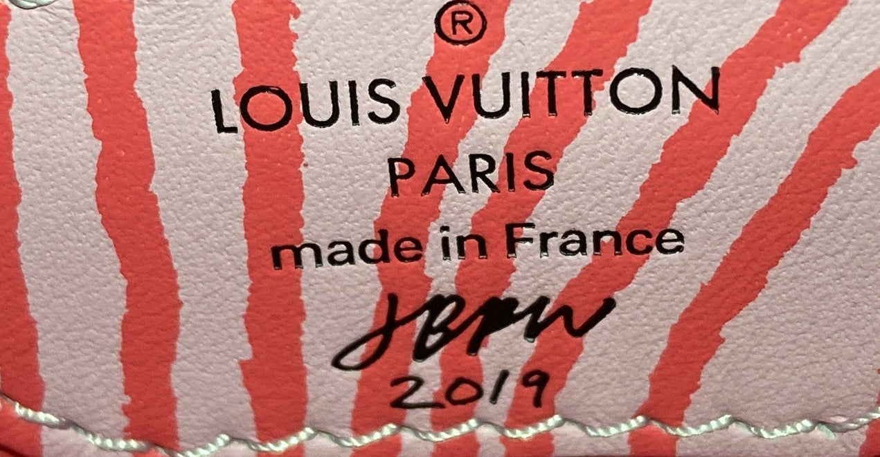 Louis Vuitton Jonas Wood ArtyCapucines Bag Printed Stitched Leather PM