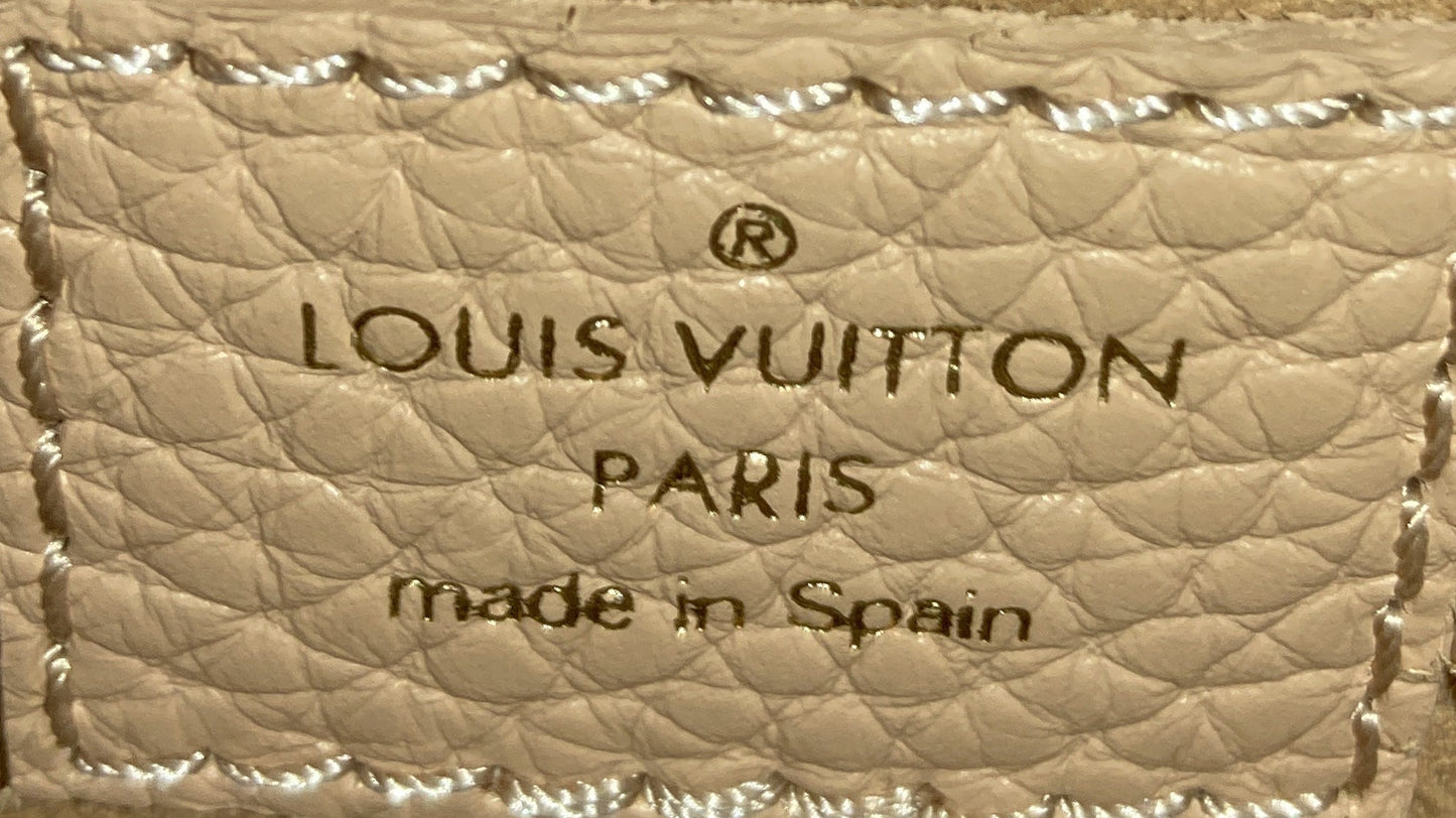 Louis Vuitton Dauphine Shoulder Bag Leather with Shearling Mini