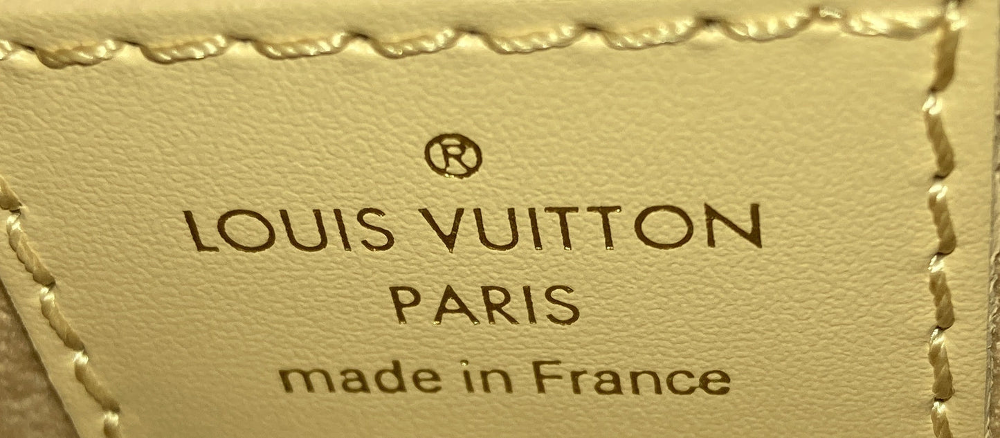 Louis Vuitton Dauphine Shoulder Bag Monogram Cutout Broderie Leather East West
