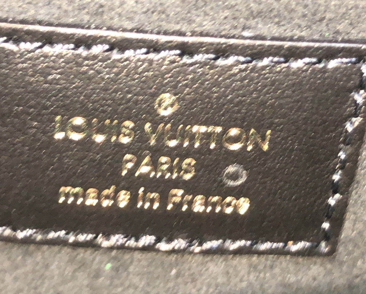 Louis Vuitton Padlock on Strap Handbag Monogram Canvas and Leather