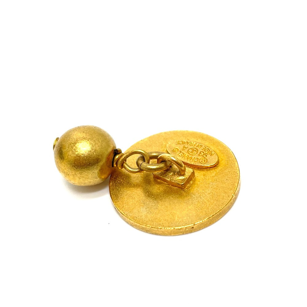 CHANEL cuffs metal gold CCCOCO Mark 93A vintage Women