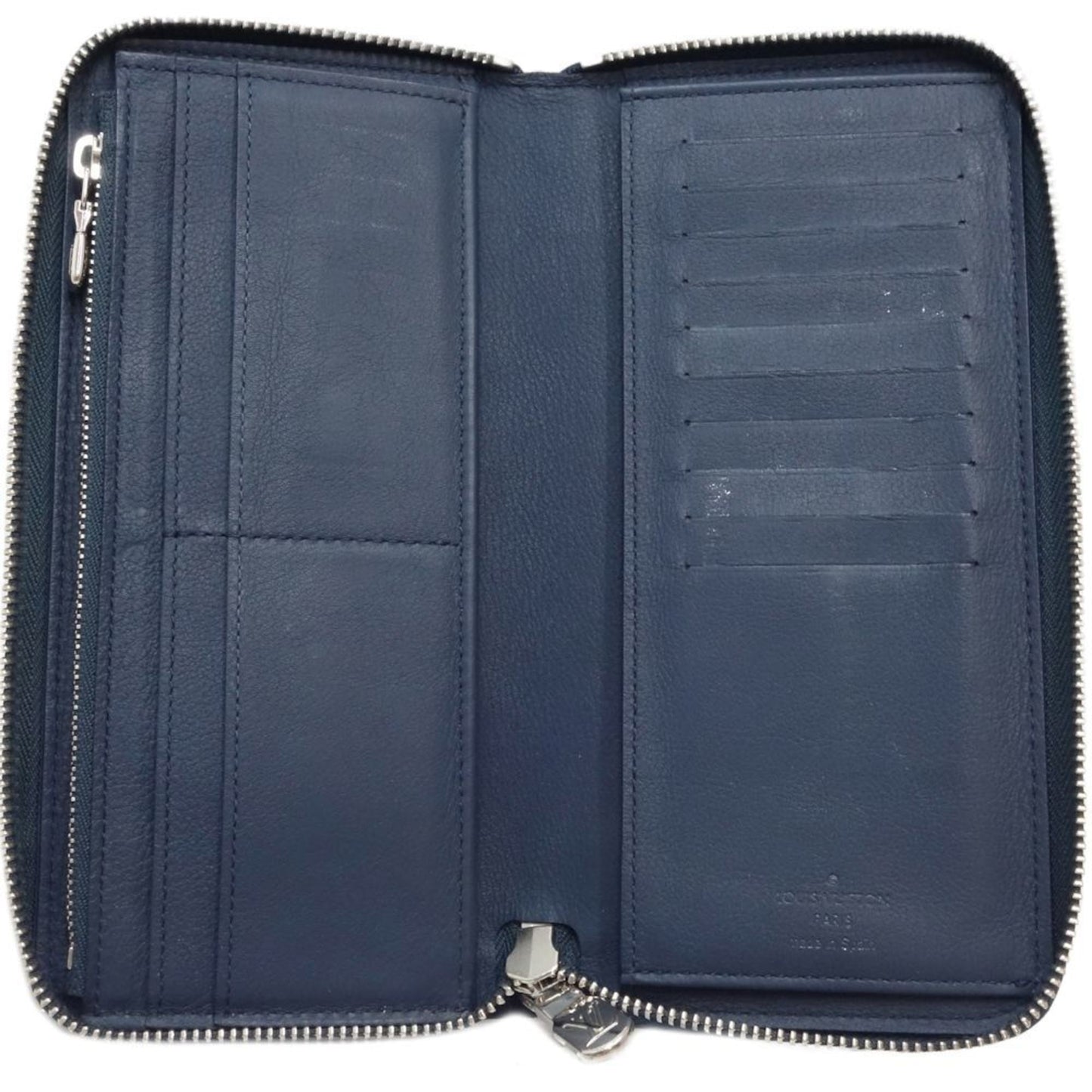 Louis Vuitton Leather Long Wallet (Bi-Fold)