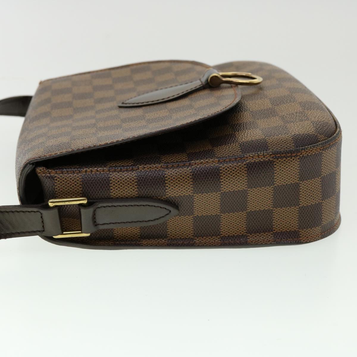 LOUIS VUITTON Damier Ebene Saint Cloud GM Shoulder Bag LV 31123A