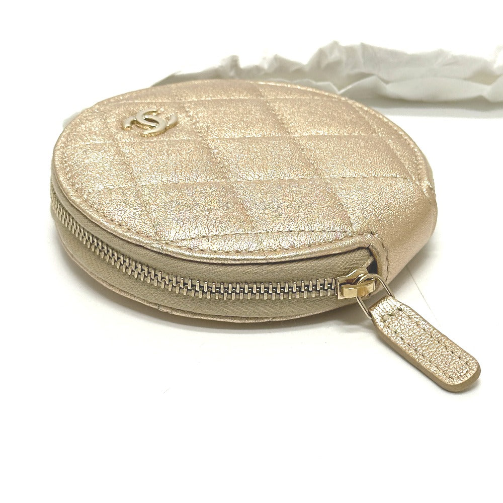 CHANEL Bag charm lambskin gold CHANEL 2024 Matrasse COCO Mark