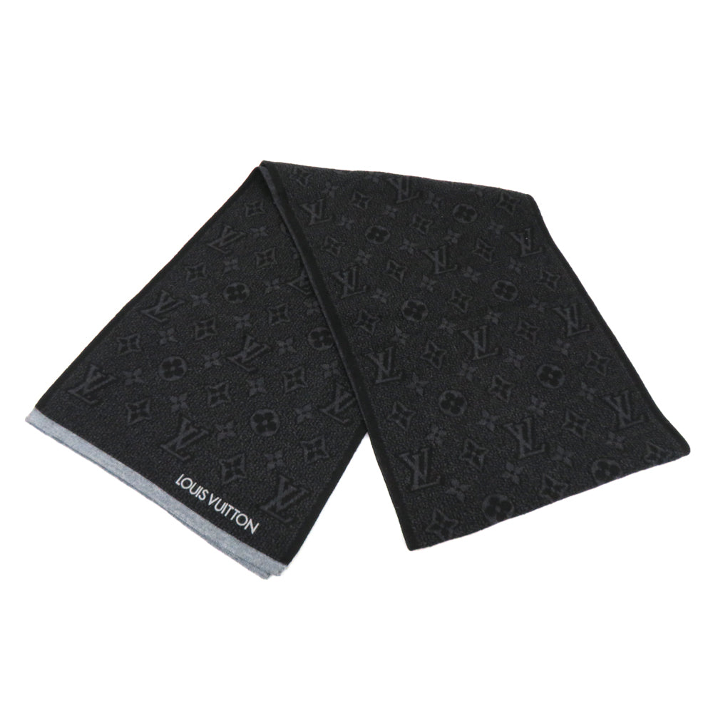 Louis Vuitton M73468 Black Gr Wool Small M73468 Black Gray Wave