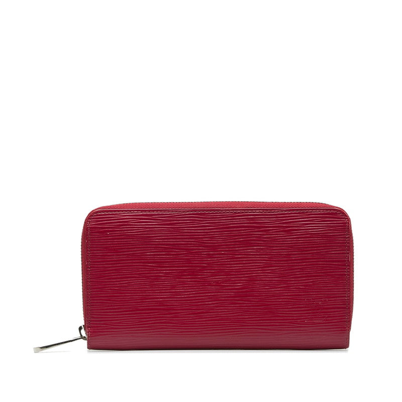 Louis Vuitton Epic Zippie Wallet Round Long Wallet M60305 Fushia Pearl Leather Louis Vuitton
