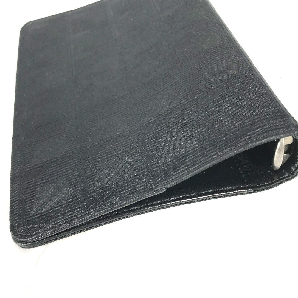 CHANEL Notebook cover Nylon black New travel line logo Women