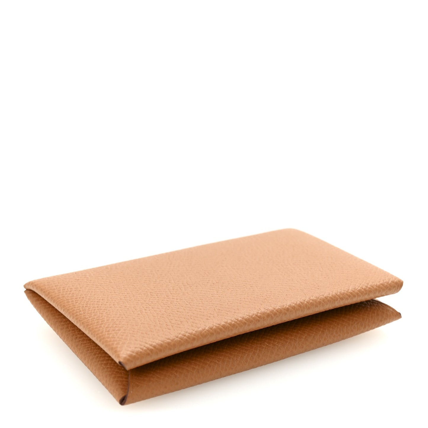 Hermes Epsom Calvi Card Case Gold