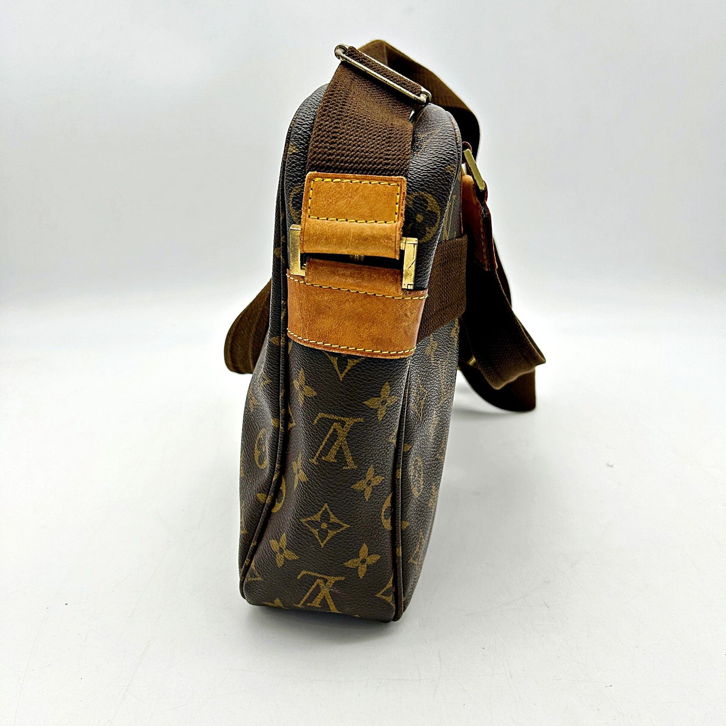 Louis Vuitton Sac Bosphore Hand Bag Monogram Leather Brown Spain AF467