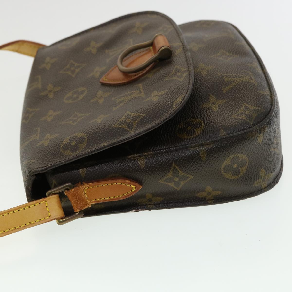 LOUIS VUITTON Monogram Saint Cloud PM Shoulder Bag M51244 LV Auth 33346