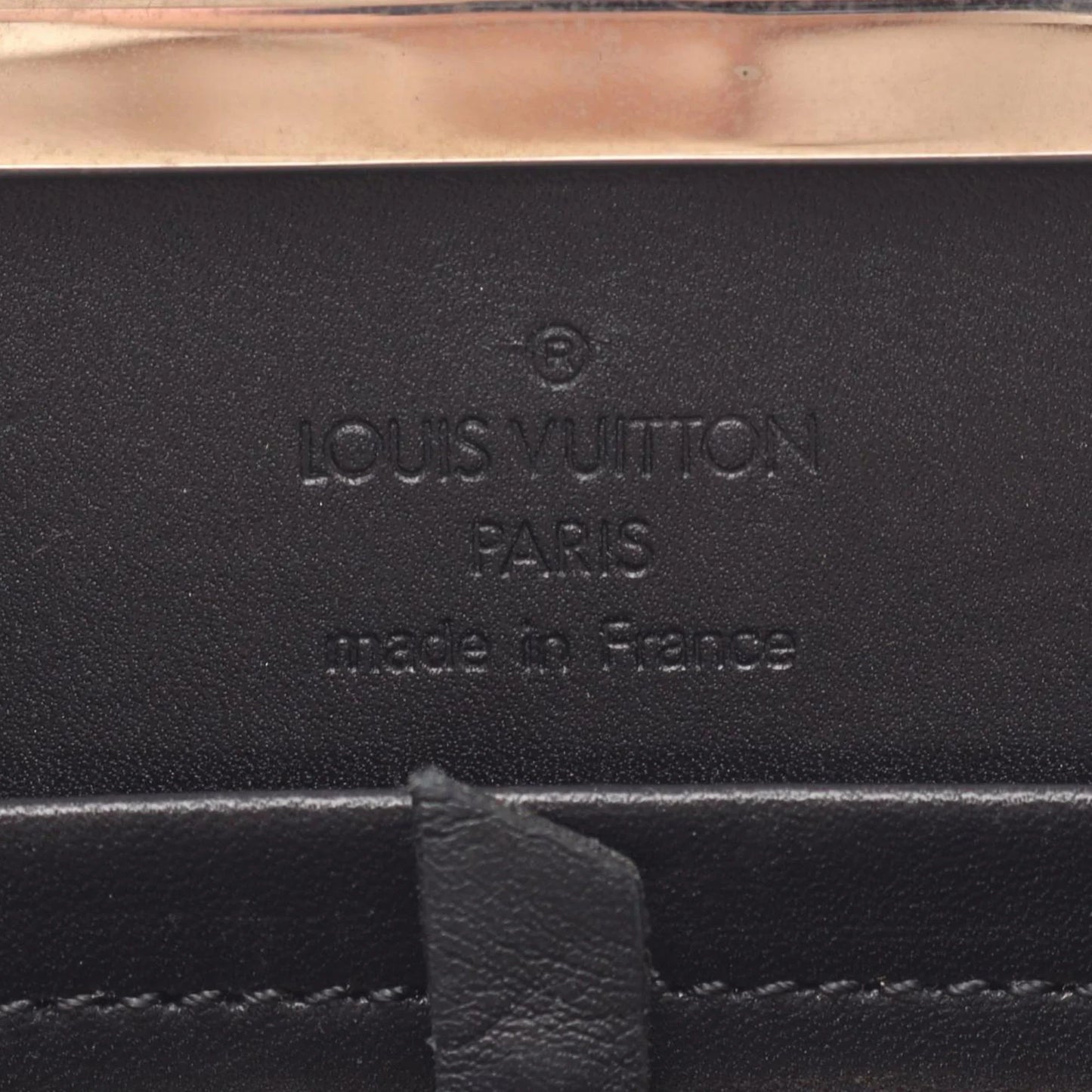 Black Louis Vuitton Monogram Satin Ange PM Handbag