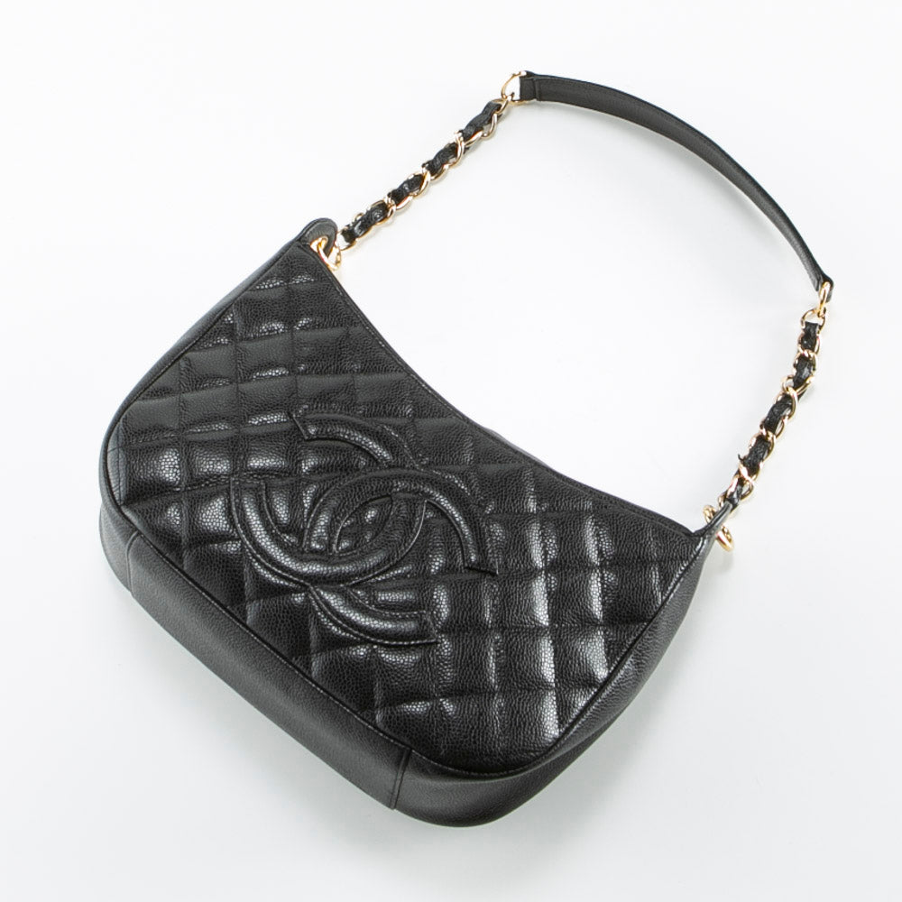 Chanel One Shoulder Caviar Skin Bag