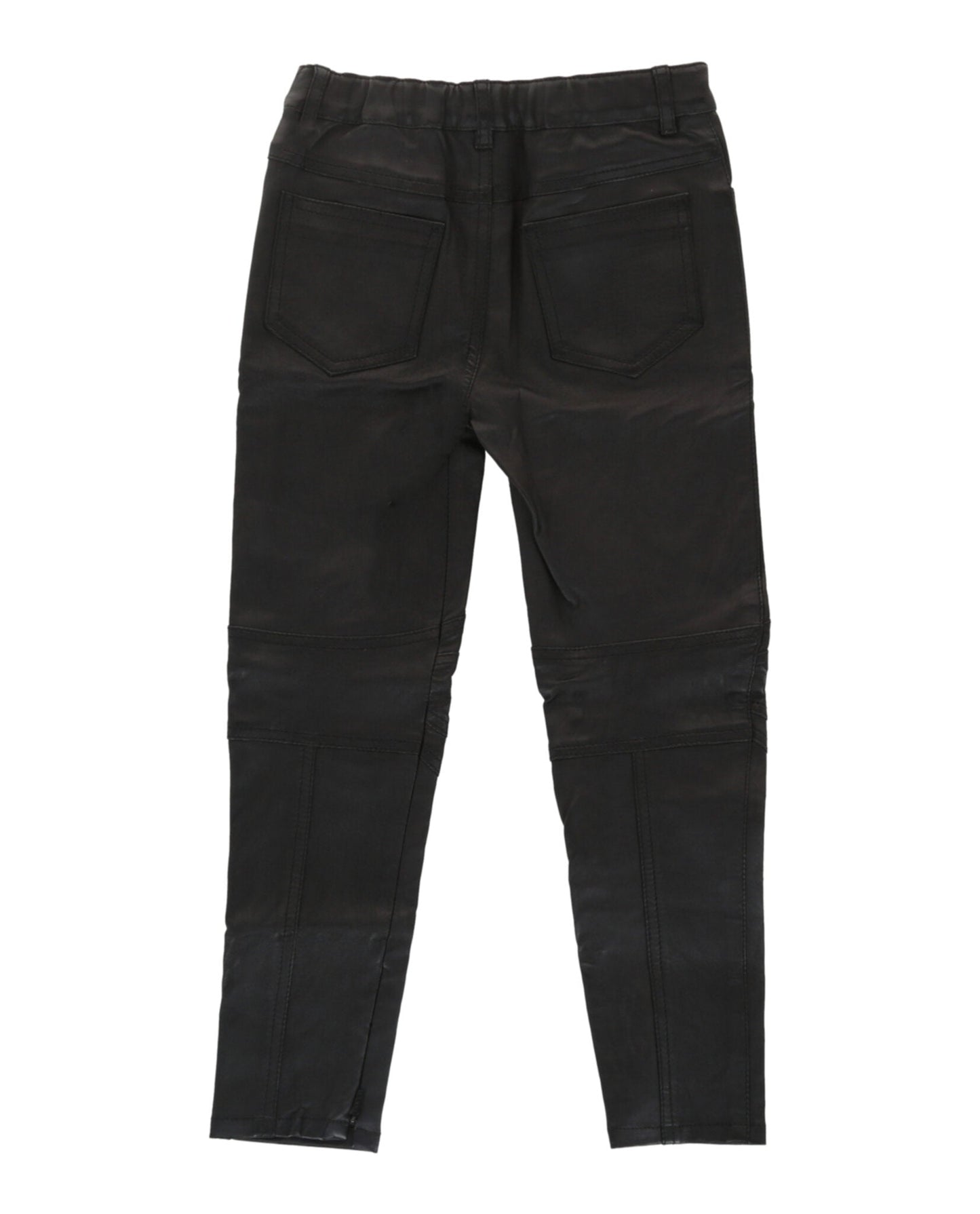 Gucci Boys Leather Slim Leg Pants
