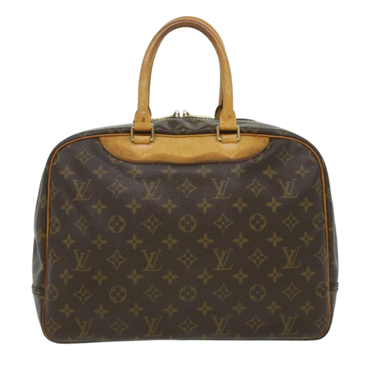 LOUIS VUITTON Monogram Deauville Hand Bag M47270 LV Auth 35806