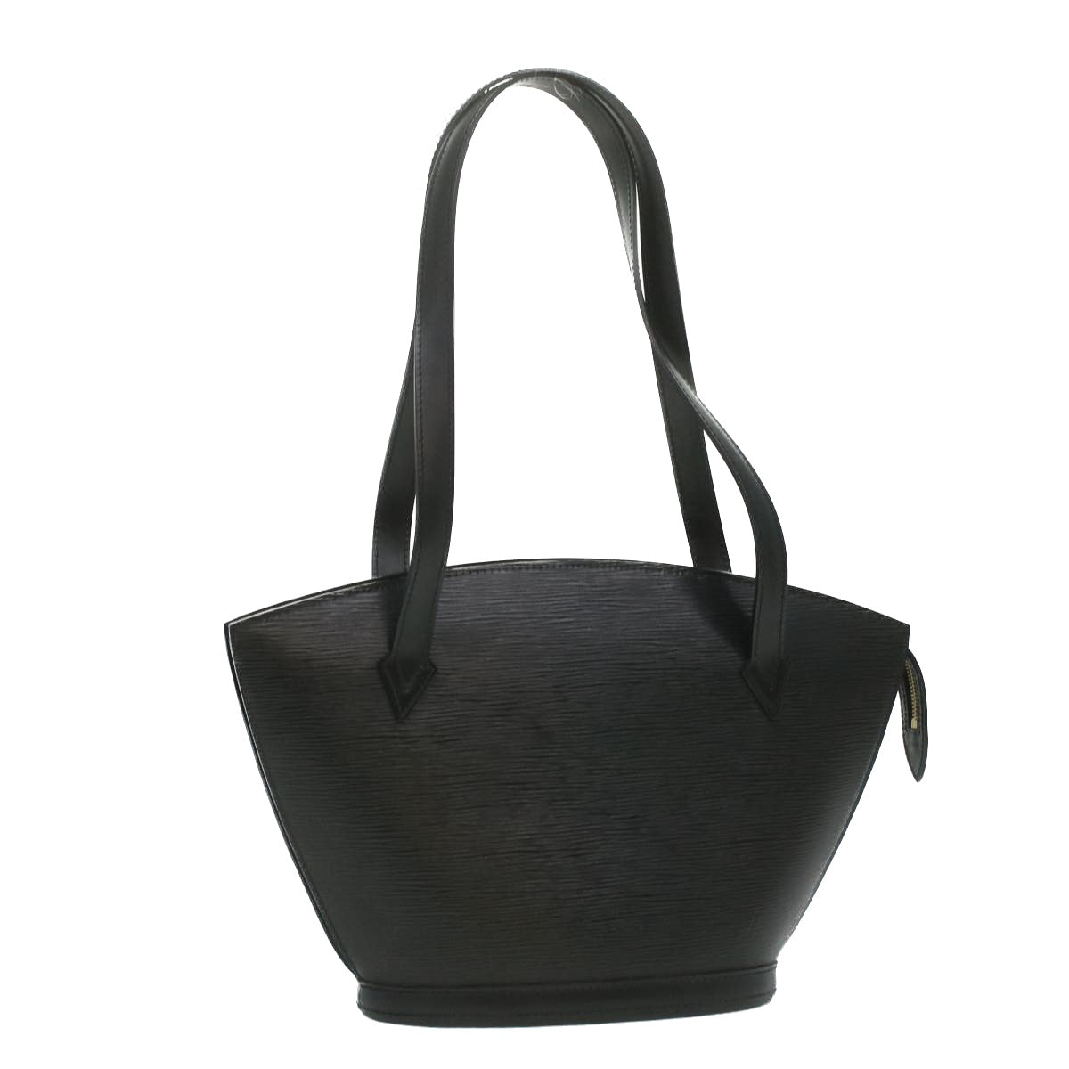 LOUIS VUITTON Epi Saint Jacques Poignees Shoulder Bag Black LV Auth