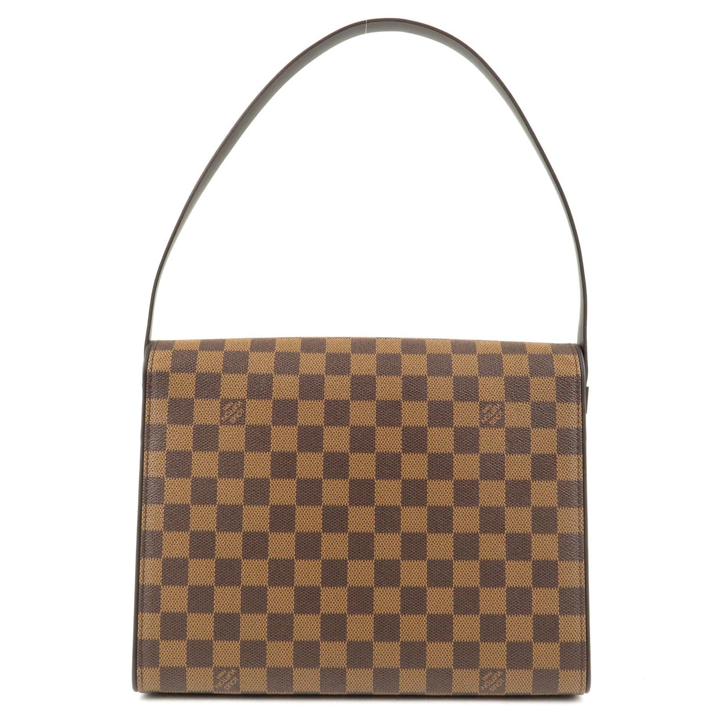 Louis Vuitton Damier Tribeca Carre Shoulder Bag Brown N51161