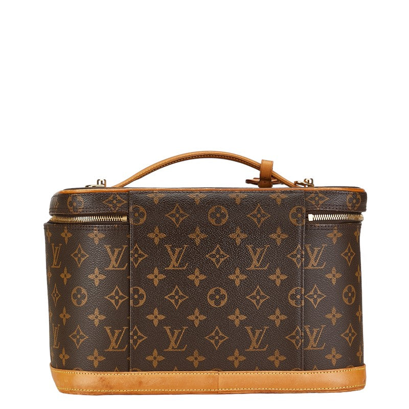 Louis Vuitton Monogram Nice Handbag Shoulder Bag 2WAY M47280 Brown PVC Leather Louis Vuitton
