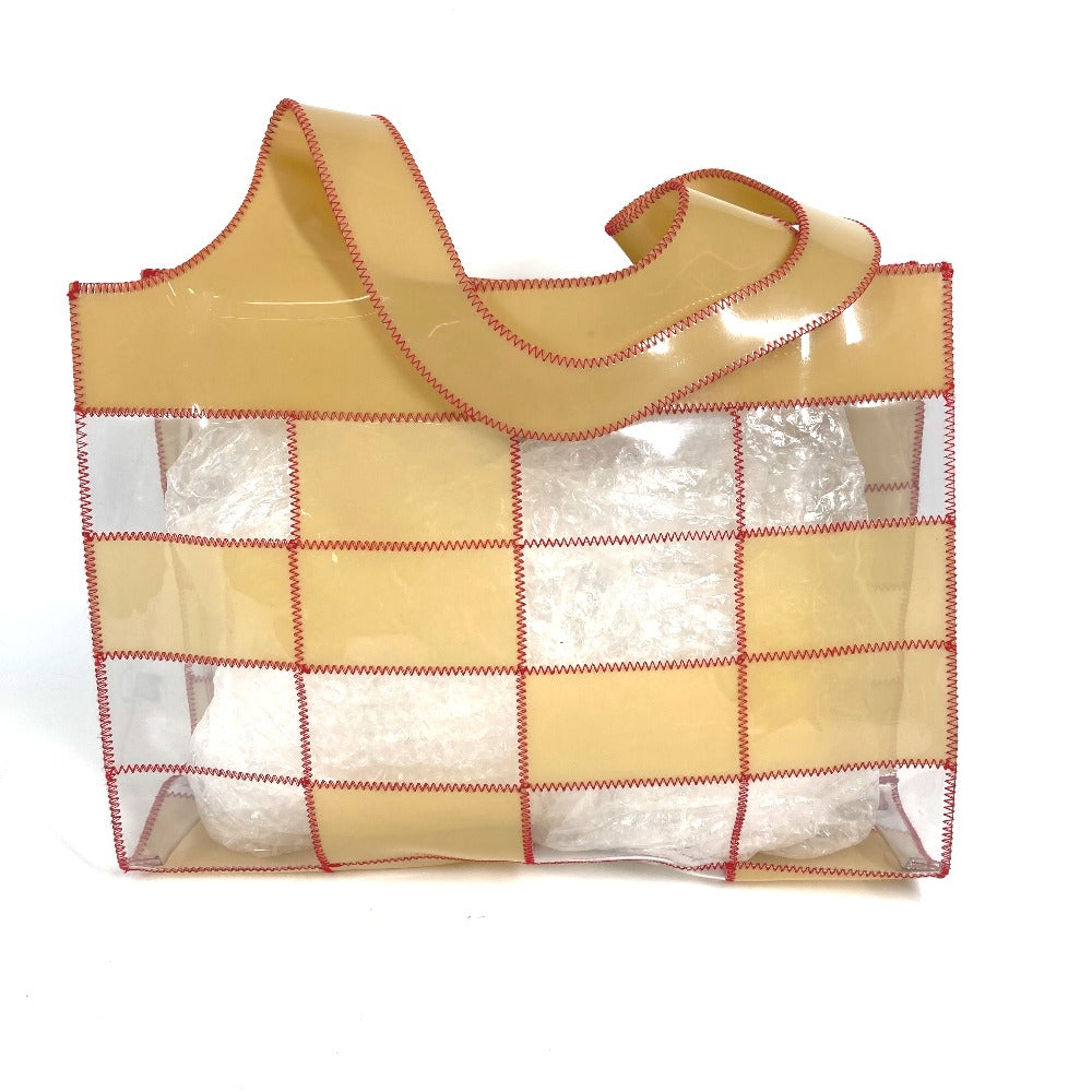 CHANEL Shoulder Bag Plastics beige CC COCO Mark Women
