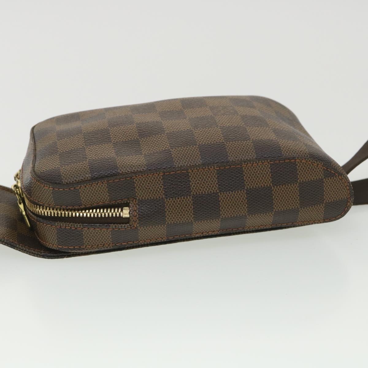 LOUIS VUITTON Damier Ebene Geronimos Shoulder Bag N51994 LV Auth 38162