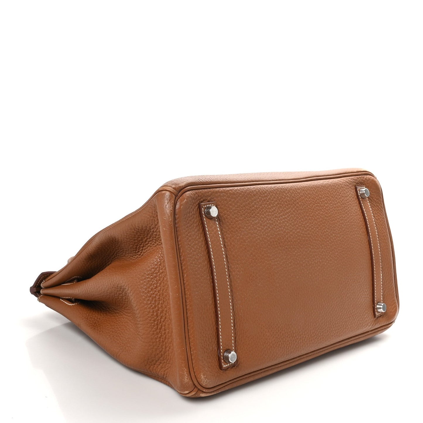 Hermes Taurillon Clemence Birkin 35 Gold