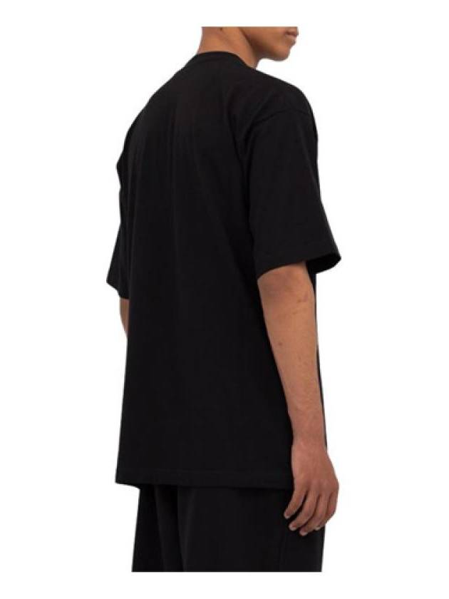Luxury Balenciaga Trending 2026 Gym Wear Logo Print Short Sleeve T-Shirt Black