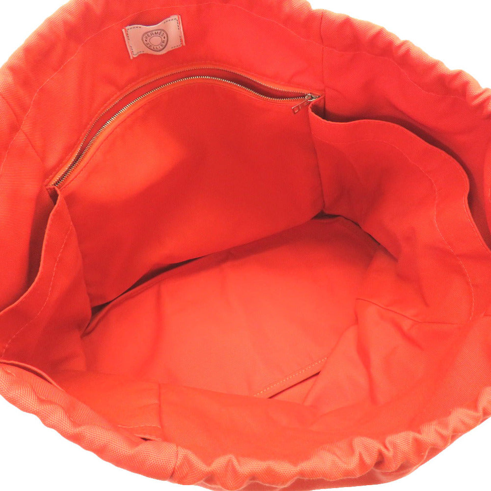 HERMES Other bag canvas Orange Sacked Pansage spare bag Women
