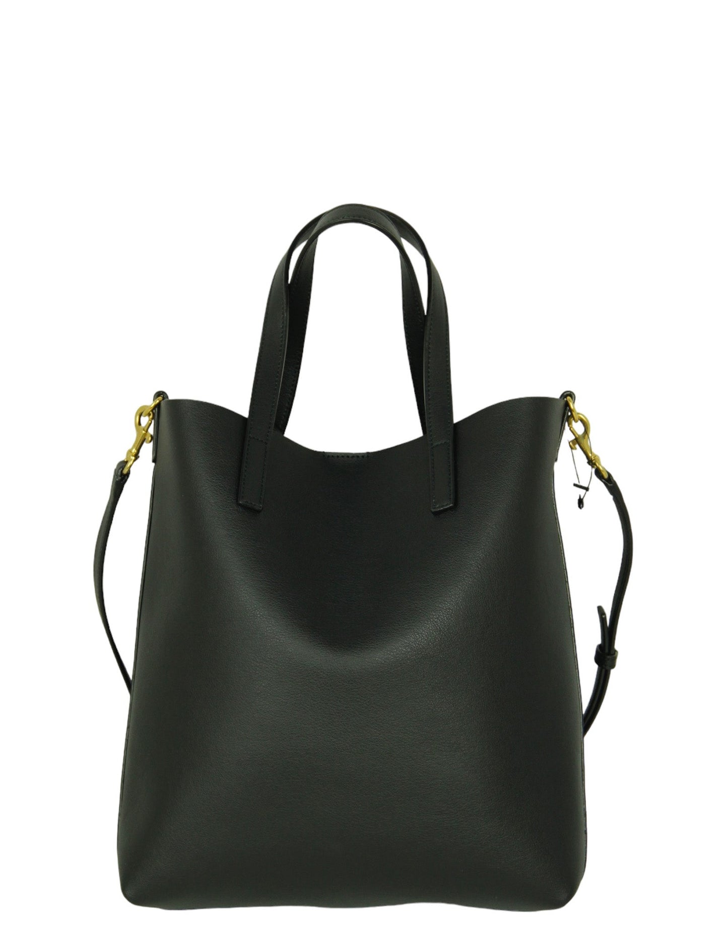 Saint Laurent Black Calfskin Toy Shopping Tote
