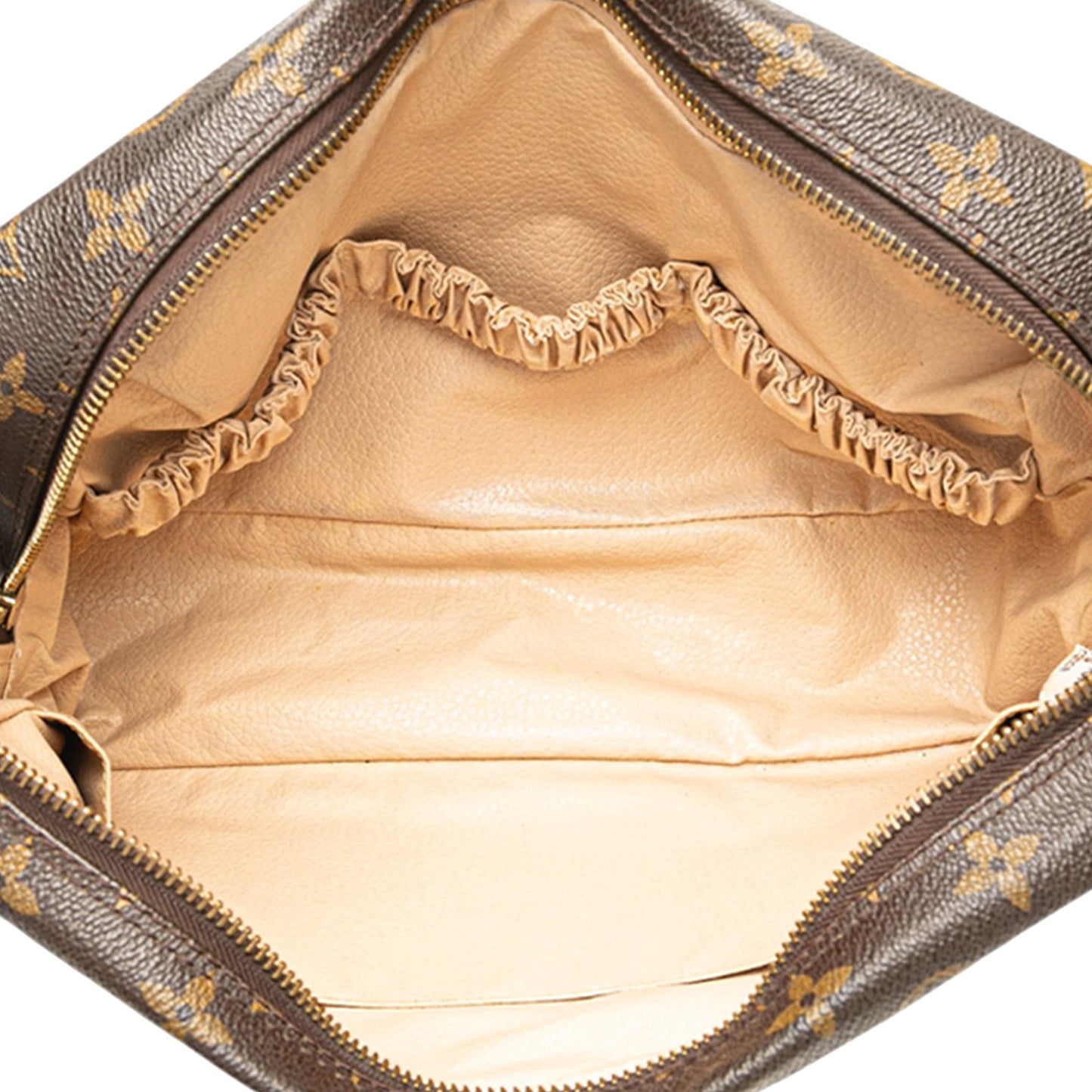 Brown Louis Vuitton Monogram Trousse Toilette 28 Clutch Bag