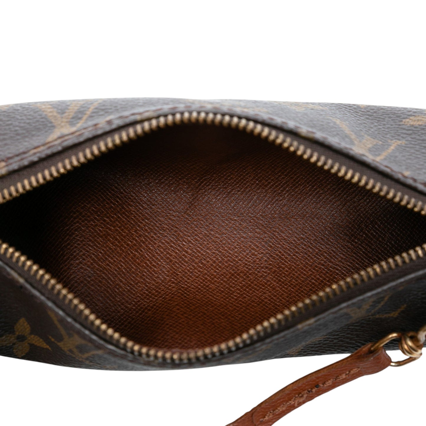 Brown Louis Vuitton Monogram Papillon Pochette Handbag